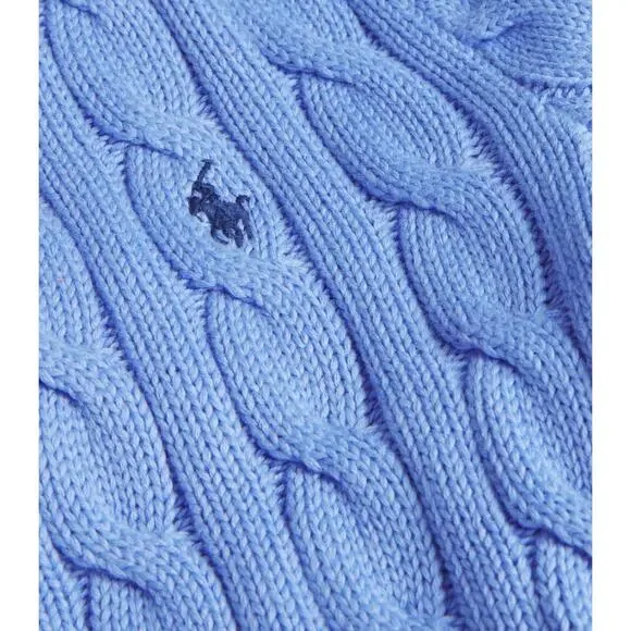 Polo Ralph Lauren Women Cable-Knit Cotton Crewneck Classic Cardigan Size XS - Picture 5 of 7